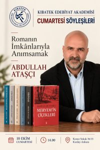 KIBATEK Edebiyat Akademisi Güz Dönemini Abdullah Ataşçı ile Açtı